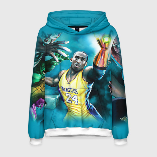 Мужская толстовка 3D Kobe Bryant, цвет белый