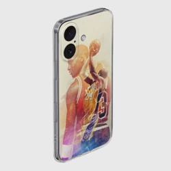 Чехол для iPhone 16 силиконовый с защитой камеры Kobe Bryant - фото 2