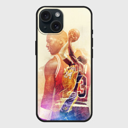 Чехол силиконовый для Apple iPhone 15 матовый Kobe Bryant