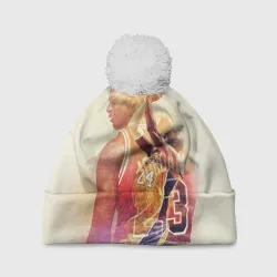 Шапка 3D c помпоном Kobe Bryant