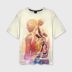 Женская футболка oversize 3D Kobe Bryant