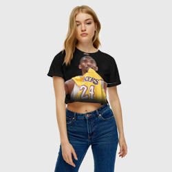 Женская футболка Crop-top 3D Kobe Bryant - фото 2