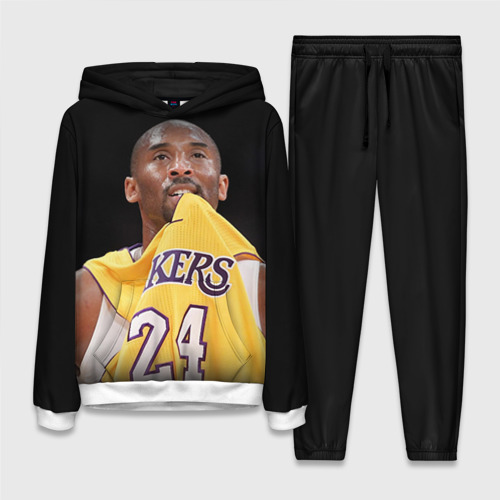 Женский костюм с толстовкой 3D Kobe Bryant, цвет белый