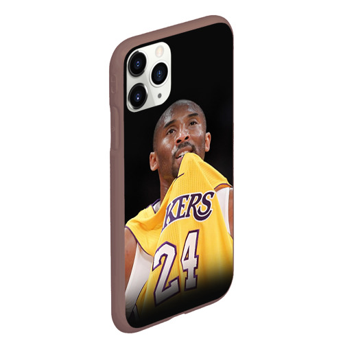 Чехол для iPhone 11 Pro Max матовый Kobe Bryant, цвет коричневый - фото 3