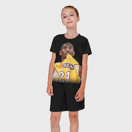 Детский костюм с шортами 3D Kobe Bryant, цвет 3D печать - фото 5