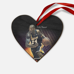 Деревянная игрушка Сердце Kobe Bryant