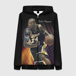 Женская толстовка 3D на молнии Kobe Bryant