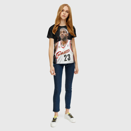 Женская футболка 3D LeBron James, цвет 3D печать - фото 5