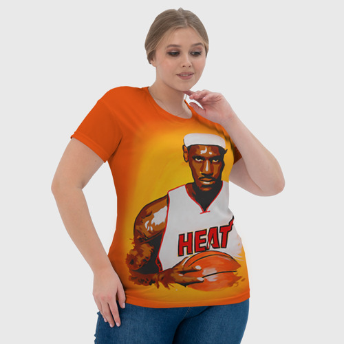 Женская футболка 3D LeBron James, цвет 3D печать - фото 6