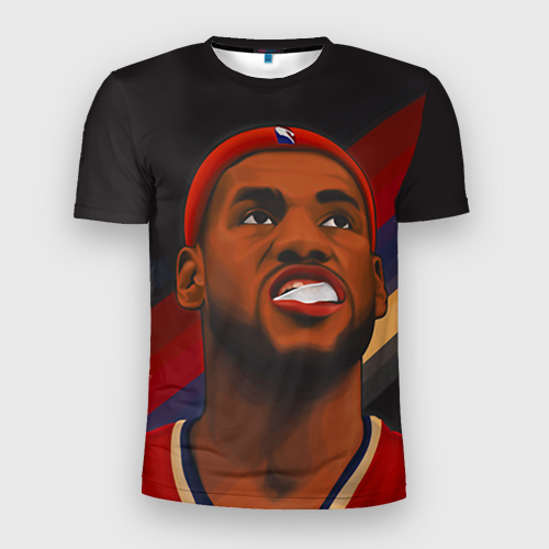 Мужская футболка 3D Slim Lebron James, цвет 3D печать