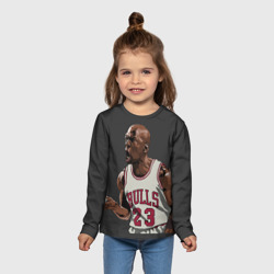 Детский лонгслив 3D Michael Jordan - фото 2