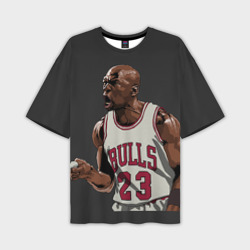 Мужская футболка oversize 3D Michael Jordan