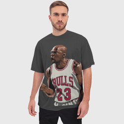 Мужская футболка oversize 3D Michael Jordan - фото 2