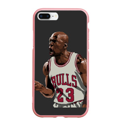 Чехол для iPhone 7Plus/8 Plus матовый Michael Jordan