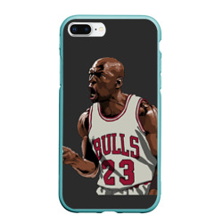 Чехол для iPhone 7Plus/8 Plus матовый Michael Jordan
