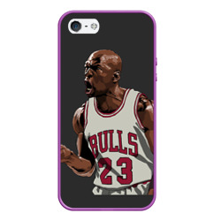 Чехол для iPhone 5/5S матовый Michael Jordan