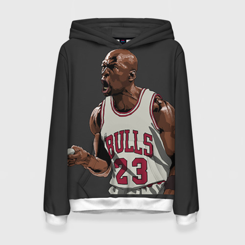 Женская толстовка 3D Michael Jordan, цвет 3D печать