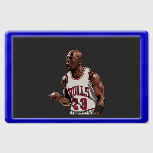 Магнит 45*70 Michael Jordan, цвет синий