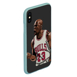 Чехол для iPhone XS Max матовый Michael Jordan - фото 2