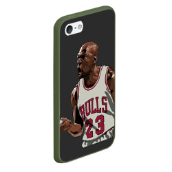 Чехол для iPhone 5/5S матовый Michael Jordan - фото 2