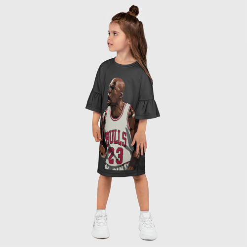Детское платье 3D Michael Jordan, цвет 3D печать - фото 3