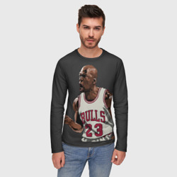 Мужской лонгслив 3D Michael Jordan - фото 2