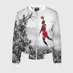 Женский бомбер 3D Michael Jordan