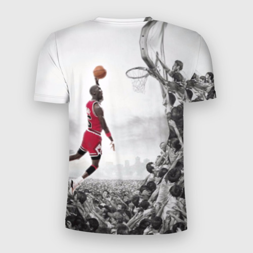 Мужская футболка 3D Slim Michael Jordan, цвет 3D печать - фото 2