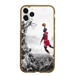 Чехол для iPhone 11 Pro Max матовый Michael Jordan