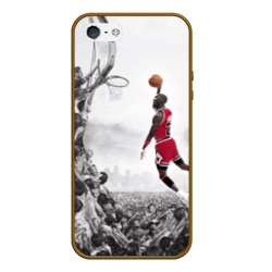 Чехол для iPhone 5/5S матовый Michael Jordan