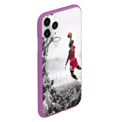 Чехол для iPhone 11 Pro матовый Michael Jordan - фото 2
