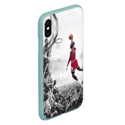 Чехол для iPhone XS Max матовый Michael Jordan - фото 2