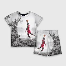 Детский костюм с шортами 3D Michael Jordan