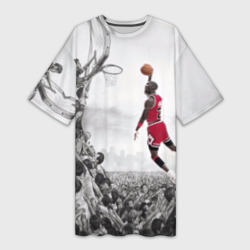 Платье-футболка 3D Michael Jordan