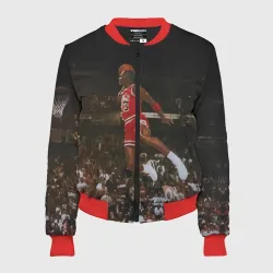 Женский бомбер 3D Michael Jordan
