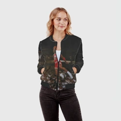 Женский бомбер 3D Michael Jordan - фото 2