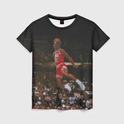 Женская футболка 3D Michael Jordan