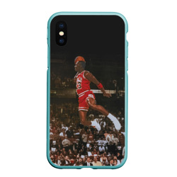 Чехол для iPhone XS Max матовый Michael Jordan