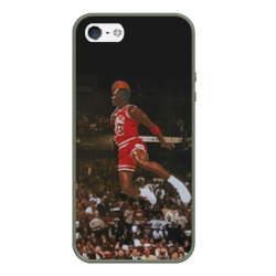 Чехол для iPhone 5/5S матовый Michael Jordan