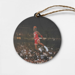 Деревянная игрушка круг Michael Jordan