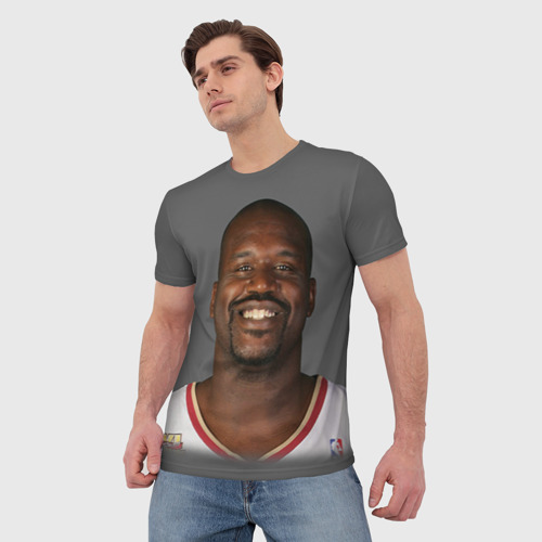 Мужская футболка 3D Shaquille O'Neal, цвет 3D печать - фото 3