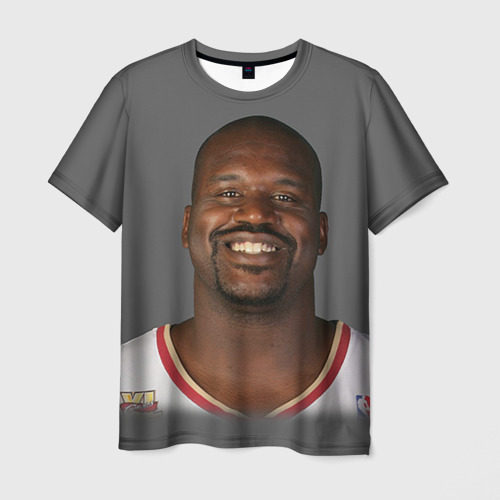 Мужская футболка 3D Shaquille O'Neal, цвет 3D печать