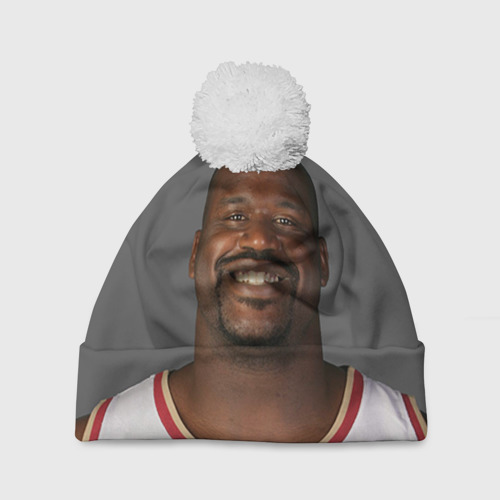 Шапка 3D c помпоном Shaquille O'Neal, цвет 3D печать