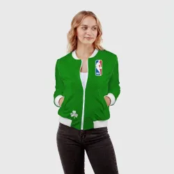 Женский бомбер 3D Boston Celtics - фото 2