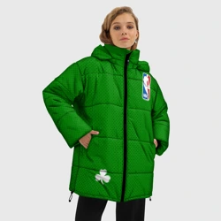 Женская зимняя куртка Oversize Boston Celtics - фото 2