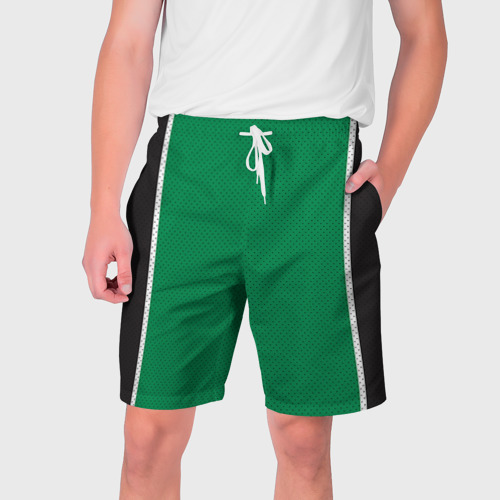 Мужские шорты 3D с принтом Boston Celtics, вид спереди #2
