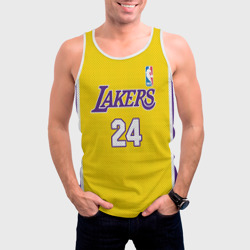 Мужская майка 3D Lakers 24 - фото 2