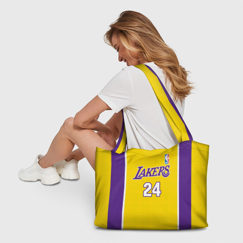 Пляжная сумка 3D Lakers 24 - фото 6