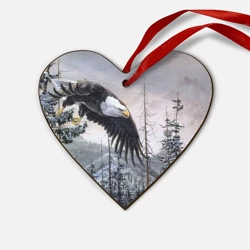 Деревянная игрушка Сердце Орел