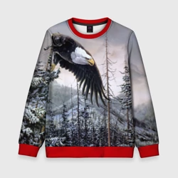 Детский свитшот 3D Орел